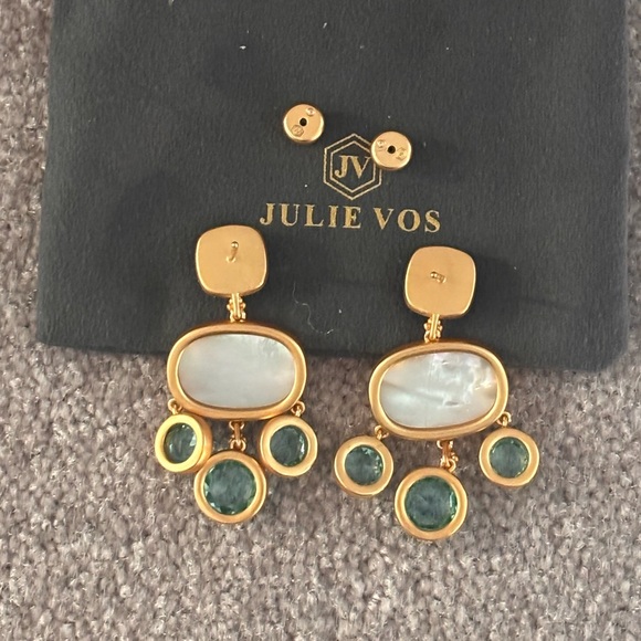NWOT Julie Vos Kaleidoscopes Chandelier Earring - Picture 4 of 4